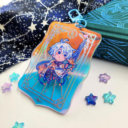 Phainon Silver Foil Charm